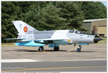 MiG-21MF - 6707_EBBL