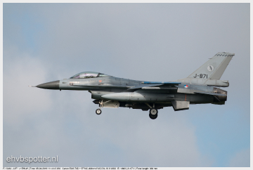 F-16AM - J-871_EHLW