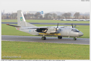 2025-01-31 Rotterdam - Ukraine Forces An-26